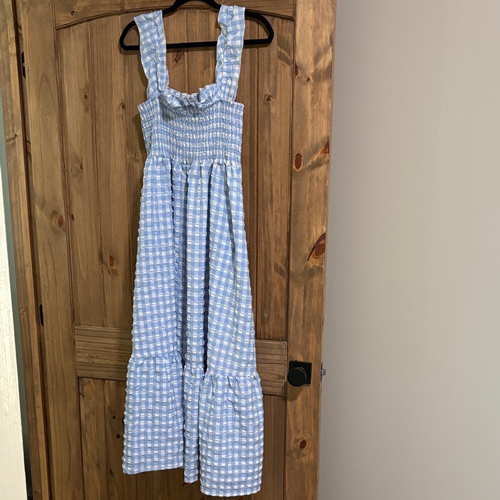 Blue Gingham Dress